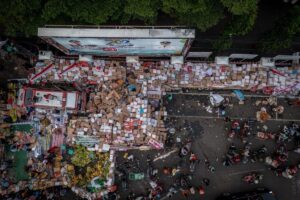 Menjelang aksi demo besar-besaran di Pati, bantuan logistik mulai berdatangan