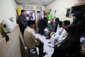 PRABOWO MELAYAT OJOL KORBAN RANTIS