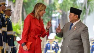 Presiden Prabowo Sambut Ratu Máxima di Istana Merdeka, Bahas Inklusi Keuangan
