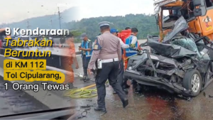 Kecelakaan Beruntun di Tol Cipularang, Satu Tewas dan Lima Luka-Luka