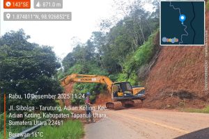 Update Pemulihan Infrastruktur di Sumut, 171 Titik Longsor Tertangani