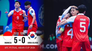 Timnas Futsal Indonesia Bantai Korea Selatan 5-0 di Piala Asia Futsal 2026