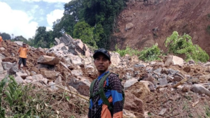Longsor Gunung Kaupas di Serang, Akses Warga Terganggu Akibat Material Runtuhan