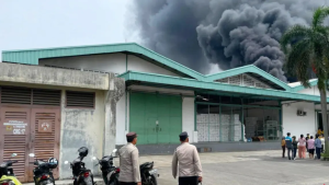 Kebakaran Pabrik Styrofoam di Tanggerang