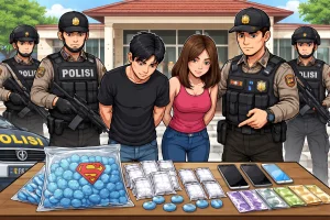 Polda Babel Ungkap Peredaran Narkoba Jenis Baru ‘Superman’ di Pangkalpinang, Ribuan Ekstasi Disita