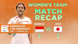 Rekap Kejuaraan Beregu Asia 2026, Indonesia Takluk 2-3 dari Jepang