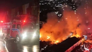 Kebakaran Hebat di Kawasan Tekstil Cipadu: 4 Ruko dan Gudang Ludes, Kerugian Capai Rp 7 Miliar