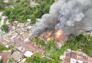 22 Rumah Prajurit Kodam Cenderawasih di Jayapura Ludes Terbakar