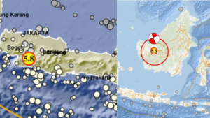 Gempa Guncang Indonesia di 2 Lokasi