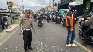 Laka Lantas di Dramaga: Anggota Satpol PP Leuwisadeng Meninggal Usai Tabrak Truk Kontainer