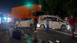 Rem Blong Picu Kecelakaan Beruntun 9 Kendaraan di Tol Cipularang, 2 Orang Meninggal Dunia