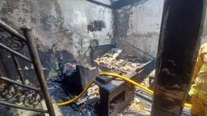 Rumah Kosong di Tegal Alur Hangus Terbakar, Diduga Akibat Puntung Rokok