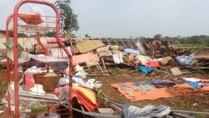 Puting Beliung Terjang Simalungun: 81 Rumah Rusak dan Satu Warga Luka Berat