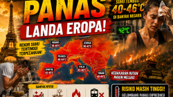 Gelombang Panas Landa Eropa, Suhu Tembus 40°C Picu Krisis di Sejumlah Negara