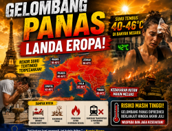 Gelombang Panas Landa Eropa, Suhu Tembus 40°C Picu Krisis di Sejumlah Negara